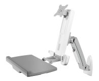 ICY BOX Uchwyt ścienny na monitor (do 24") i klawiaturę IB-MS600-W - 1214514 - zdjęcie 1